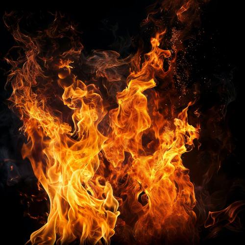 Fire Flames Backgrounds and Overlays