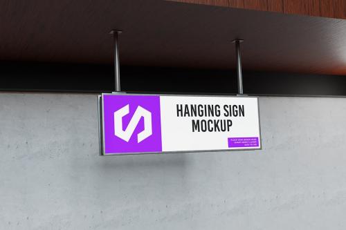 Hanging Sign Mockup