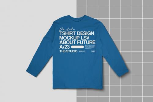 Longsleeves Tshirt Mockup