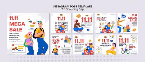 Shopping Day Celebration Instagram Posts