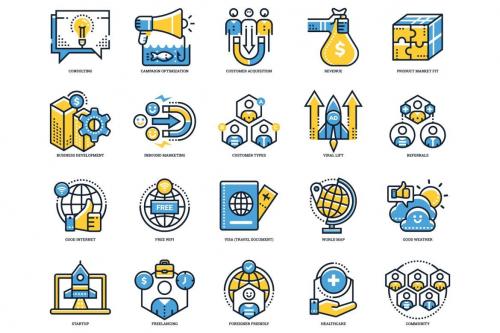 Deeezy - 85 Digital Nomad Icons | Kinetic