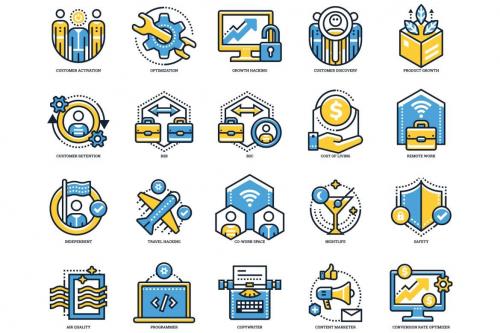 Deeezy - 85 Digital Nomad Icons | Kinetic