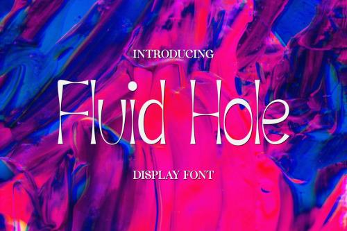 Deeezy - Fluid Hole | Display Font