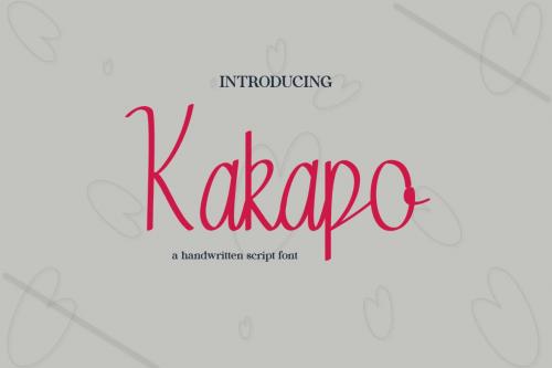 Deeezy - Kakapo | Handwritten Font