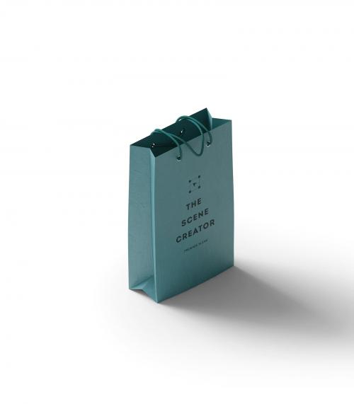 Creatoom -  Free Paper Bag Mockup P5 Isometric