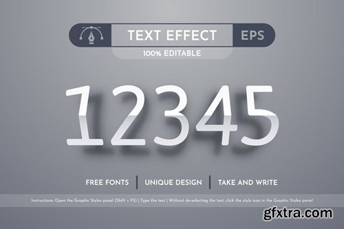 Angle Paper - Editable Text Effect, Font Style ZD6RVDE