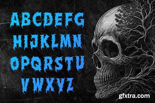 Sinners Domination Metal Horror Font LKE3YCT