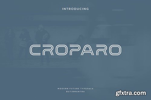 Croparo - Modern Display Font DHM7WVJ