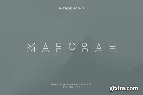 Mafobah - Modern Luxury Font UJRG96M