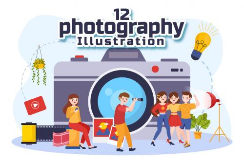 Deeezy - 12 Photography Vector Illustration