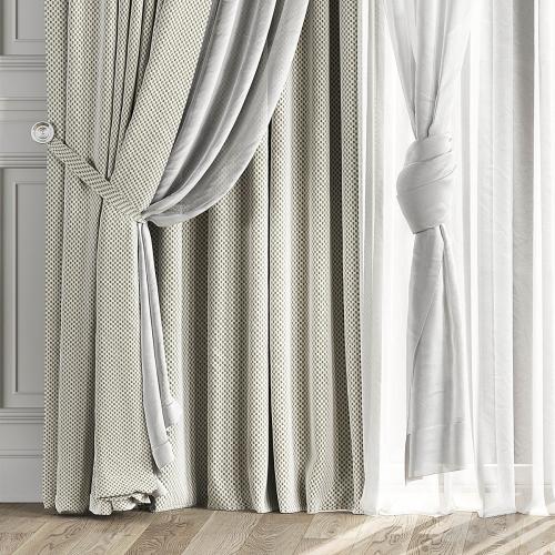 Curtains with window 510C