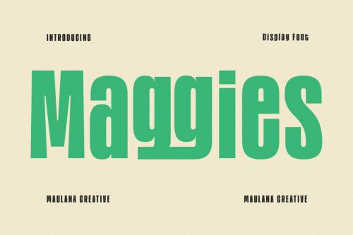 Deeezy - Maggies Condensed Display Fonts