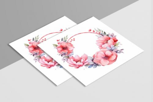 Deeezy - Watercolor Floral Flower Design