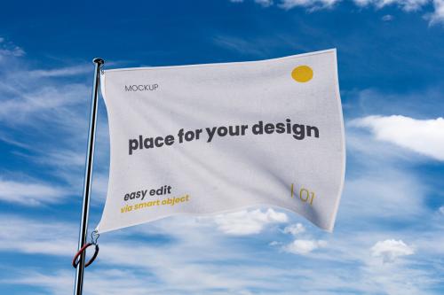 Deeezy - Waving Flag Mockups