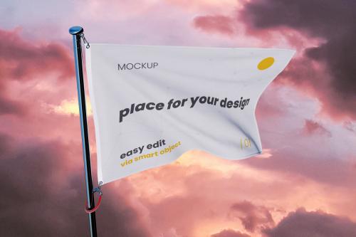 Deeezy - Waving Flag Mockups