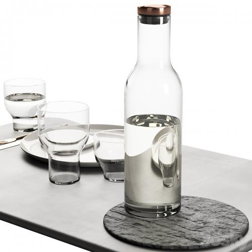 138 dishes decor set 11 MENU Bottle Carafe by Norm P03