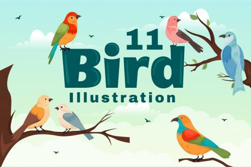 Deeezy - 11 Bird Animal Vector FREE Illustration