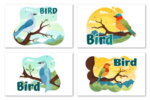 Deeezy - 11 Bird Animal Vector FREE Illustration