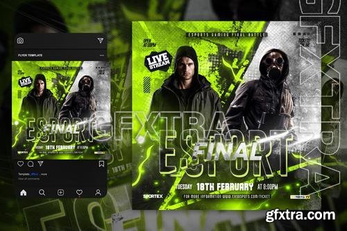 E-Sport Flyer Template Y8D3RHK