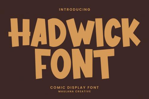 Deeezy - Hadwick Comic Display Font