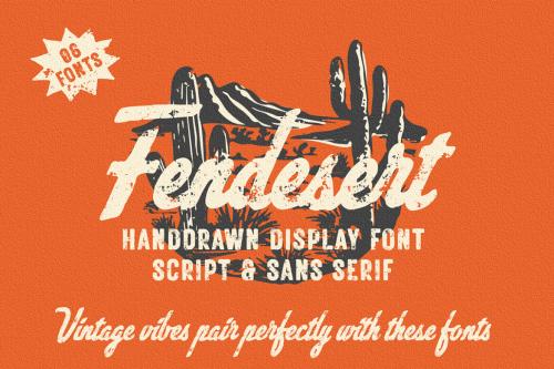 Deeezy - Fendesert - Vintage Stamp Font Duo