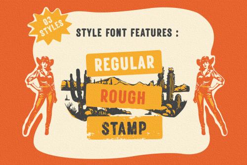 Deeezy - Fendesert - Vintage Stamp Font Duo