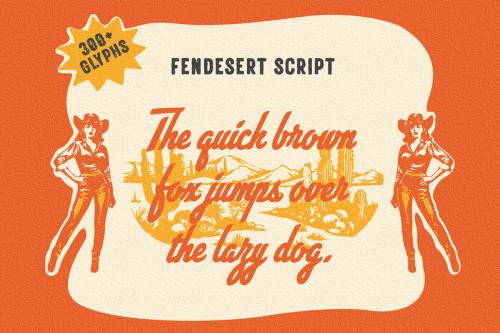 Deeezy - Fendesert - Vintage Stamp Font Duo