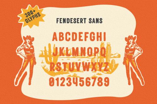 Deeezy - Fendesert - Vintage Stamp Font Duo