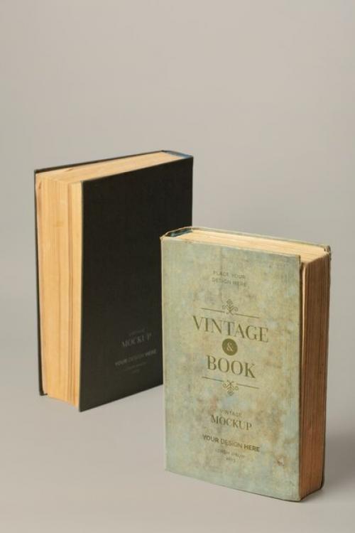 Vintage Book Mockup