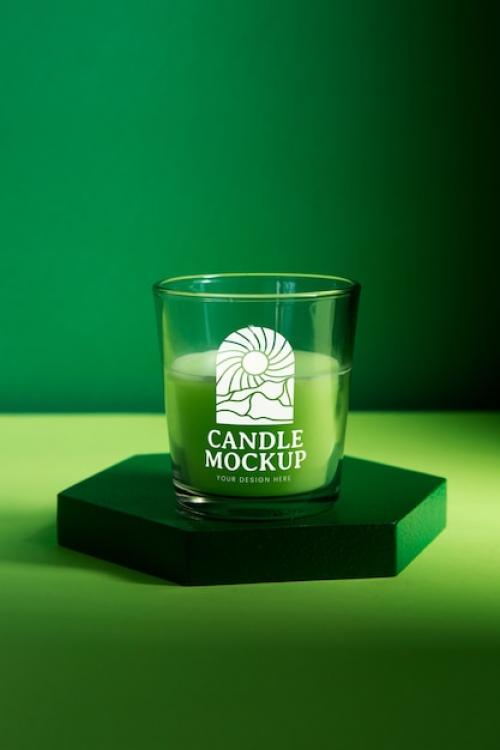 Candle In A Glass Logo Design