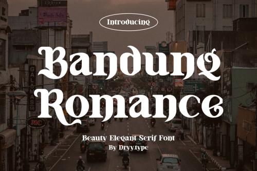 Deeezy - Bandung Romance - Serif Display Font