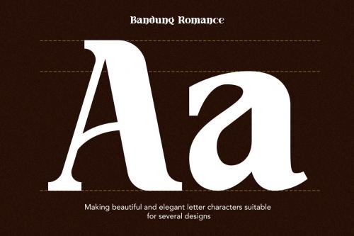 Deeezy - Bandung Romance - Serif Display Font