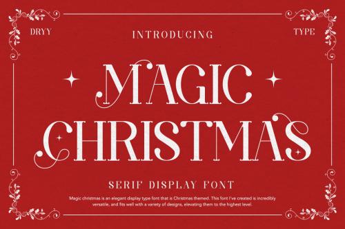 Deeezy - Magic Christmas - Elegant Serif Typeface