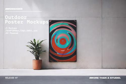 Deeezy - Outdoor Poster Mockups