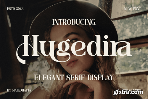 Hugedira - Elegant Serif Display Font P9HLZJ2