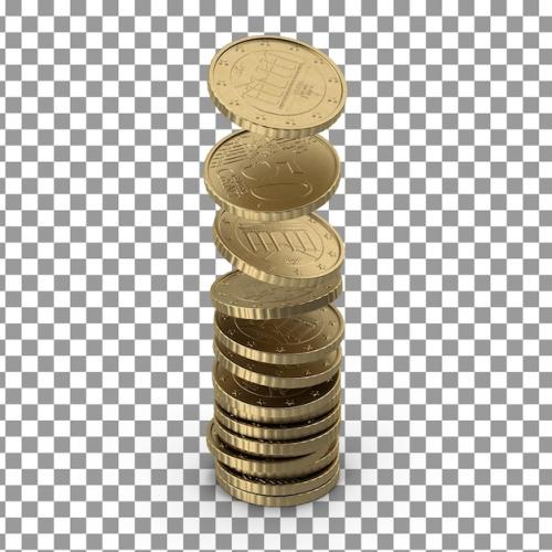 Psd 3d Coin Cents On Isolated And Transparent Background