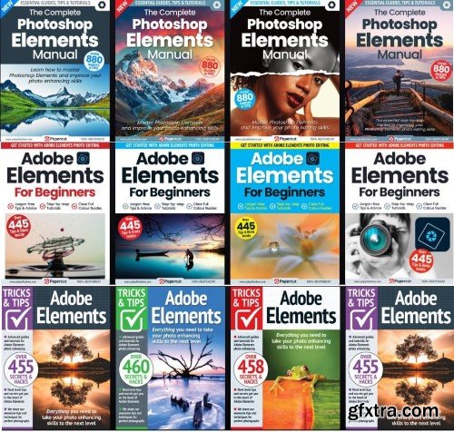 Adobe Photoshop Elements The Complete Manual, Tricks And Tips, For Beginners - 2023 Full Year Issues Collection