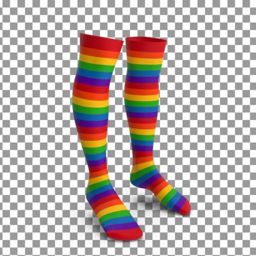 Psd 3d Socks On Isolated And Transparent Background