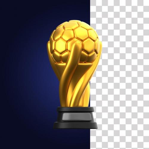 3d Football Trophy Illustration