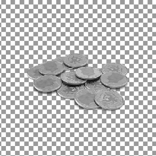 Psd 3d Us Half Dollar On Isolated And Transparent Background