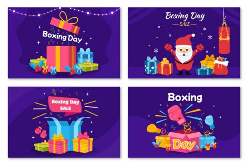 Deeezy - 12 Boxing Day Sale Vector Illustration