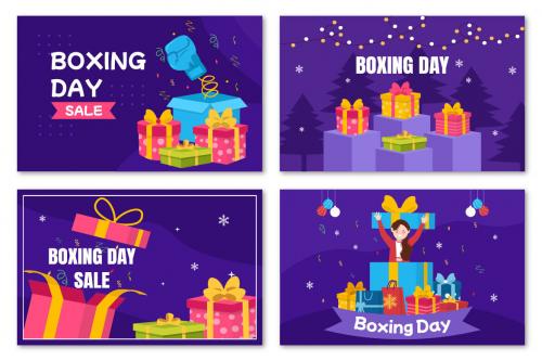 Deeezy - 12 Boxing Day Sale Vector Illustration