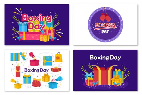 Deeezy - 12 Boxing Day Sale Vector Illustration