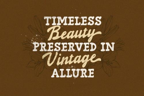 Deeezy - Timeless Radiance - Organic Font Duo