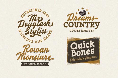 Deeezy - Timeless Radiance - Organic Font Duo