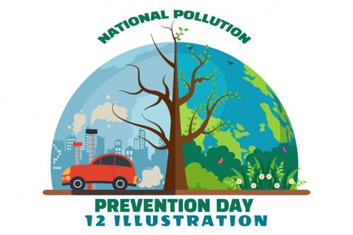 Deeezy - 12 National Pollution Prevention Day Illustration