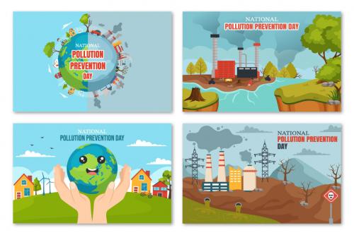Deeezy - 12 National Pollution Prevention Day Illustration