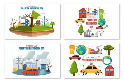 Deeezy - 12 National Pollution Prevention Day Illustration