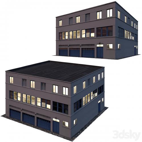 Low poly building 8K texture