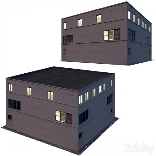 Low poly building 8K texture